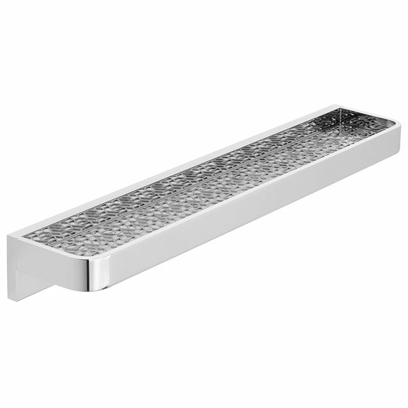 Vado Omika 500Mm Shelf With Geometric Insert - Chrome - OMI-185-50-C/P 1 Vado Omika 500Mm Shelf With Geometric Insert - Chrome - OMI-185-50-C/P