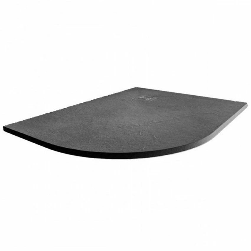Merlyn Truestone Offset Quadrant Shower Tray Left Hand With Integrated Waste - Graphite - 1200 X 900 Mm - T129HGL 2 Merlyn Truestone Offset Quadrant Shower Tray Left Hand With Integrated Waste - Graphite - 1200 X 900 Mm - T129HGL - Image 2