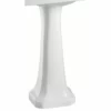Burlington Full Pedestal - White - P1