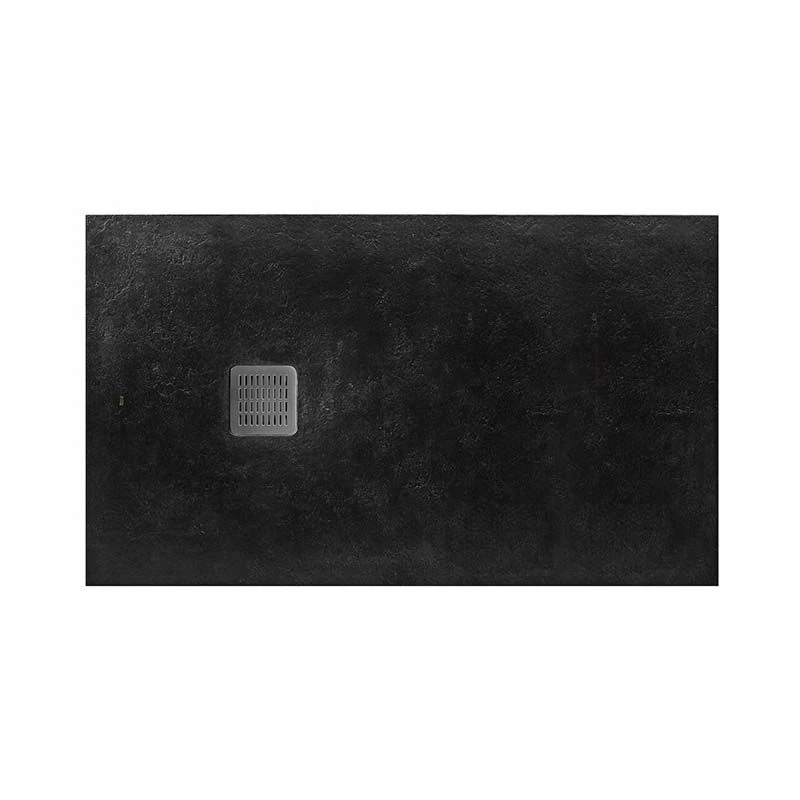 Roca Terran 1200 X 900 Superslim Stonex Shower Tray No Frame - Black - P1014B038401400 1 Roca Terran 1200 X 900 Superslim Stonex Shower Tray No Frame - Black - P1014B038401400