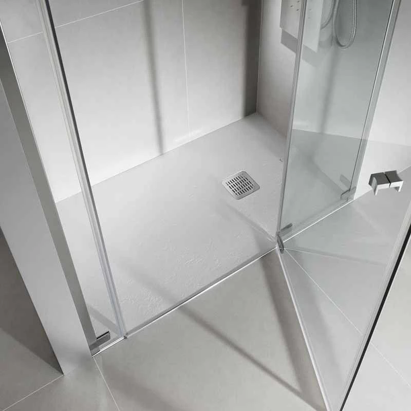 Roca Terran 1200 X 900 Superslim Stonex Shower Tray No Frame - Black - P1014B038401400 2 Roca Terran 1200 X 900 Superslim Stonex Shower Tray No Frame - Black - P1014B038401400 - Image 2