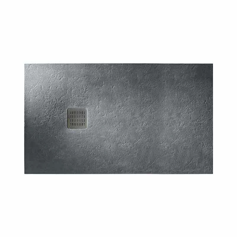 Roca Terran 1400 X 700 Superslim Stonex Shower Tray No Frame - Slate - P1015782BC01200 1 Roca Terran 1400 X 700 Superslim Stonex Shower Tray No Frame - Slate - P1015782BC01200