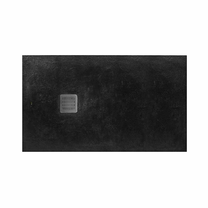 Roca Terran 1400 X 800 Superslim Stonex Shower Tray No Frame - Black - P10157832001400 1 Roca Terran 1400 X 800 Superslim Stonex Shower Tray No Frame - Black - P10157832001400