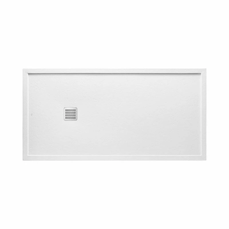 Roca Terran 1000 X 800 Superslim Stonex Shower Tray With Frame - White - P1023E832041100 1 Roca Terran 1000 X 800 Superslim Stonex Shower Tray With Frame - White - P1023E832041100