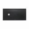 Roca Terran 1400 X 900 Superslim Stonex Shower Tray With Frame - Black - P10257838441400
