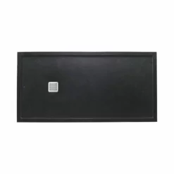 Roca Terran 1400 X 900 Superslim Stonex Shower Tray With Frame - Black - P10257838441400
