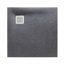 Roca Terran 800 X 800 Superslim Stonex Shower Tray - Slate - P10332032001200