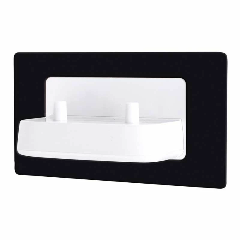 Proofvision Dual In-Wall Electric Toothrbursh Charger Frame - Matt Black - PV11BFR 1 Proofvision Dual In-Wall Electric Toothrbursh Charger Frame - Matt Black - PV11BFR