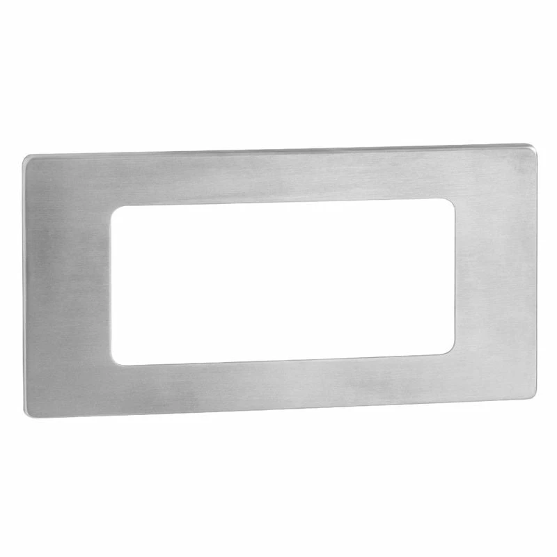 Proofvision Dual In-Wall Electric Toothrbursh Charger Frame - Brushed Stainless Steel - PV11BSFR 2 Proofvision Dual In-Wall Electric Toothrbursh Charger Frame - Brushed Stainless Steel - PV11BSFR - Image 2