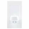 ProofVision In-wall Electric Toothbrush Charger With Shaver Socket - White - PV12P