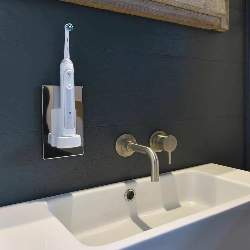 Proofvision Electric Toothbrush Charger Frame - Polished Steel - PV10PSFR 3 Proofvision Electric Toothbrush Charger Frame - Polished Steel - PV10PSFR - Image 3