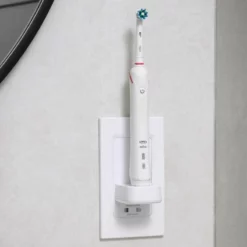 ProofVision In-wall Electric Toothbrush Charger With Shaver Socket - White - PV12P -IDEAL STANDARD Shop proofvision pv12p lifestyle 1