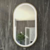 RAK Ceramics Art Oval 550 X 1000mm LED Mirror - Brushed Gold - RAKARTOVBG5002