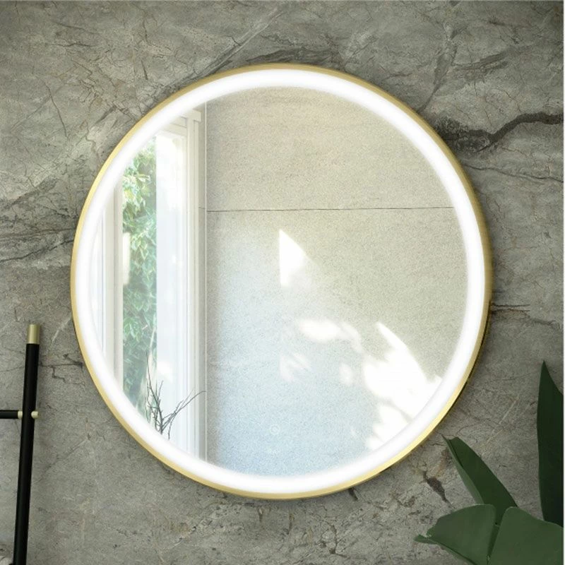 RAK Ceramics Art Round 600 X 600mm LED Illuminated Mirror - Brushed Gold - RAKARTRNBG5001 1 RAK Ceramics Art Round 600 X 600mm LED Illuminated Mirror - Brushed Gold - RAKARTRNBG5001