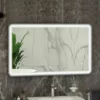 RAK Ceramics Art Soft 600 X 1000mm LED Illuminated Mirror - Brushed Nickel - RAKARTSFBN5003