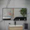 RAK Ceramics Ornate 600 X 1200mm LED Illuminated Mirror - Matt Black - RAKORNMB5003