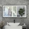 RAK Ceramics Picture Soft 600 X 1200mm LED Mirror - Matt Black - RAKPICSFMB5004