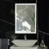 RAK Ceramics Picture Square 500 X 700mm LED Illuminated Mirror - Chrome - RAKPICSQCP5001