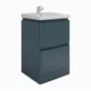 RAK Ceramics Resort Floor Standing 550mm Basin Unit - Denim Blue - RAKRSTFSU55604