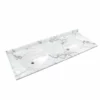 RAK Ceramics Washington 1200mm Marble Countertop & Drop In Basin - 1 Tap Hole - White - RAKWCM120W1