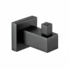 RAK Ceramics Cubis Modern Robe Hook Wall Mounted - Black - RAKCUB9909B