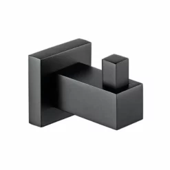RAK Ceramics Cubis Modern Robe Hook Wall Mounted - Black - RAKCUB9909B