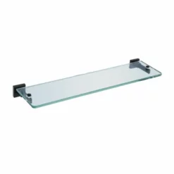 RAK Ceramics Cubis Glass Shelf Wide - Black - RAKCUB9913B