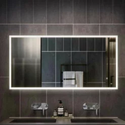 RAK Ceramics Cupid LED Illuminated Landscape Mirror With Demister 600x1000mm - RAKCUP5003 -IDEAL STANDARD Shop r a rakcup5003 2