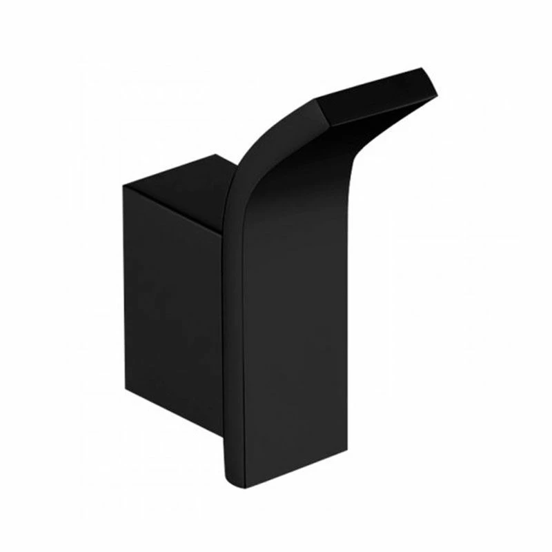 RAK Ceramics Moon Robe Hook Wall Mounted - Black - RAKMOO9909B 1 RAK Ceramics Moon Robe Hook Wall Mounted - Black - RAKMOO9909B