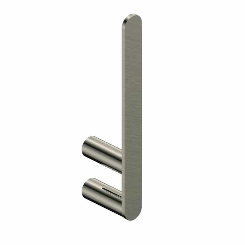RAK Ceramics Petit Round Spare Toilet Roll Holder - Brushed Nickel - RAKPER9902-3N 1 RAK Ceramics Petit Round Spare Toilet Roll Holder - Brushed Nickel - RAKPER9902-3N