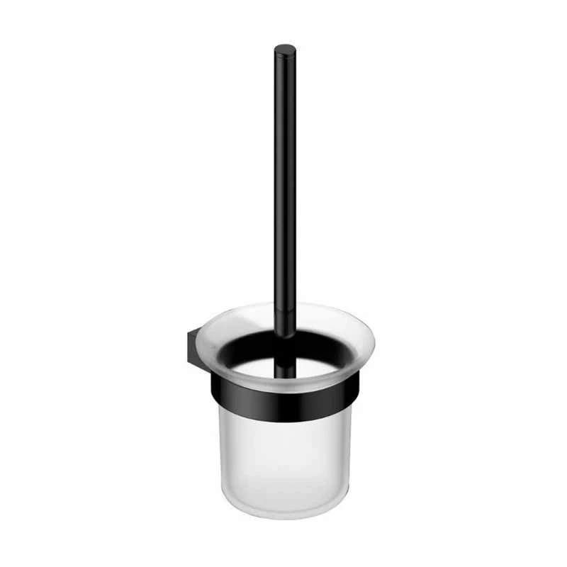 RAK Ceramics Petit Round Toilet Brush Holder - Matt Black - RAKPER9908B 1 RAK Ceramics Petit Round Toilet Brush Holder - Matt Black - RAKPER9908B