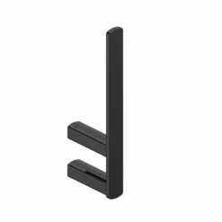 RAK Ceramics Petit Square Spare Toilet Roll Holder - Matt Black - RAKPES9902-3B