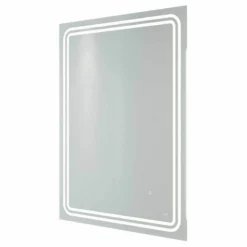 RAK Ceramics Pluto LED Illuminated Portrait Mirror With Demister 800x600mm - RAKPLU5001