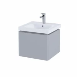 RAK Ceramics Resort Wall Hung Vanity Unit With Single Drawer - Matt Stone - RAKRSTWBU50601