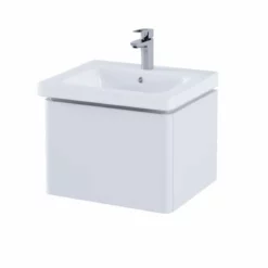 RAK Ceramics Resort Basin Unit With Single Draw - Matt White - RAKRSTWBU55600
