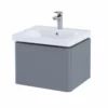 RAK Ceramics Resort Basin Unit With Single Draw - Matt Grey - RAKRSTWBU55603