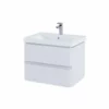 RAK Ceramics Resort Basin Unit With Double Draw - Matt White - RAKRSTWBU65600