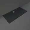 RAK Ceramics Feeling 1700 X 900mm Bath Replacement Shower Tray RAK Ceramics Solid - Black - RFBR090170S504