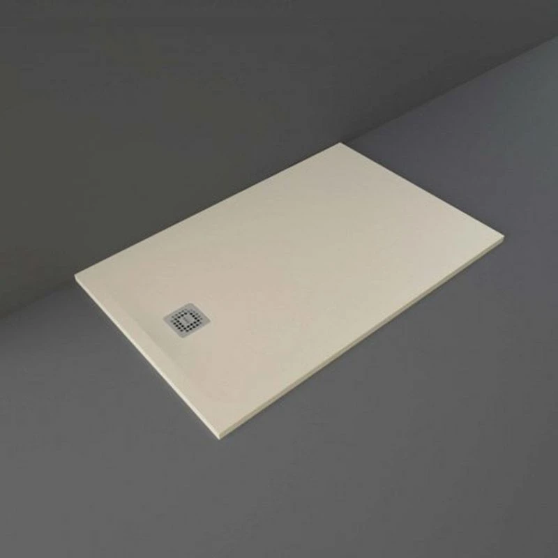 RAK Ceramics Feeling 1400 X 900mm Stone Effect Shower Tray With Anti Slip - Cappuccino - RFST090140S514 1 RAK Ceramics Feeling 1400 X 900mm Stone Effect Shower Tray With Anti Slip - Cappuccino - RFST090140S514
