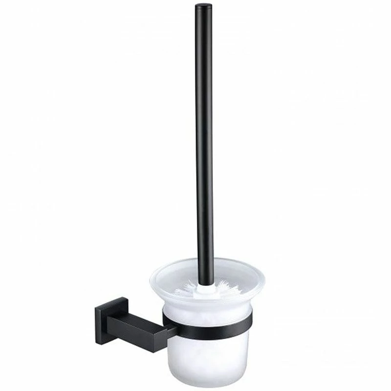 RAK Ceramics Cubis Toilet Brush & Holder Wall Mounted - Black - RAKCUB9908B 2 RAK Ceramics Cubis Toilet Brush & Holder Wall Mounted - Black - RAKCUB9908B - Image 2
