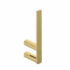 RAK Ceramics Petit Square Spare Toilet Roll Holder - Brushed Gold - RAKPES9902-3G