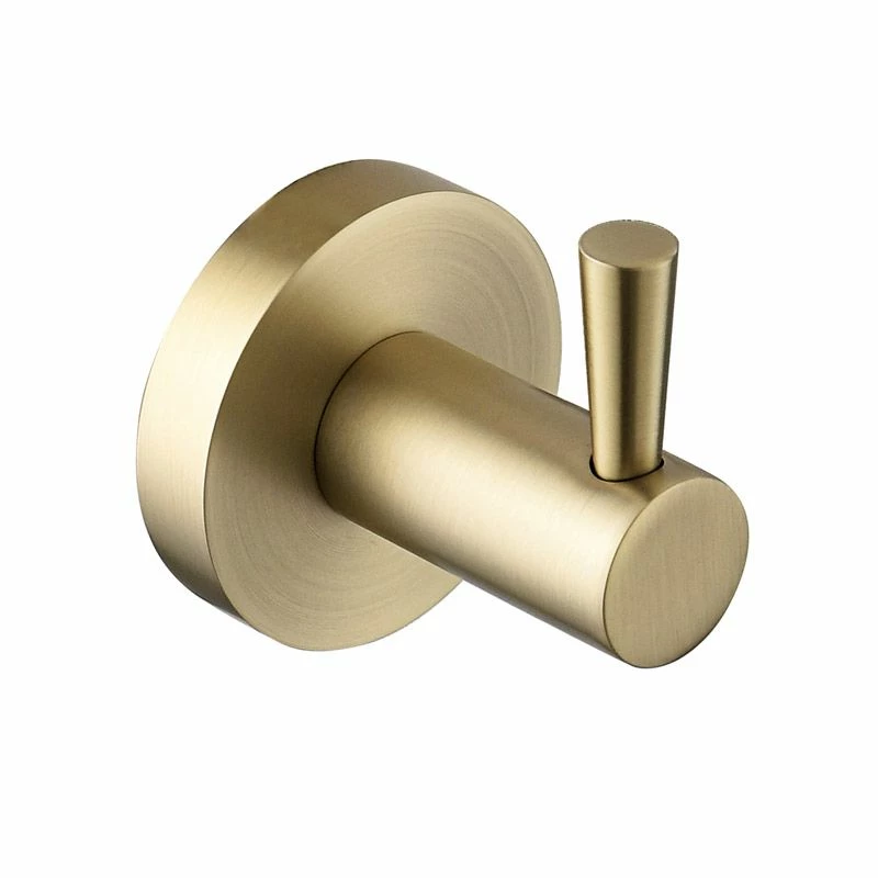 Bristan Round Hook - Brushed Brass - RD HOOK BB 1 Bristan Round Hook - Brushed Brass - RD HOOK BB