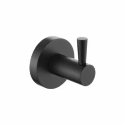 Bristan Round Hook Brass - Black - RD HOOK BLK