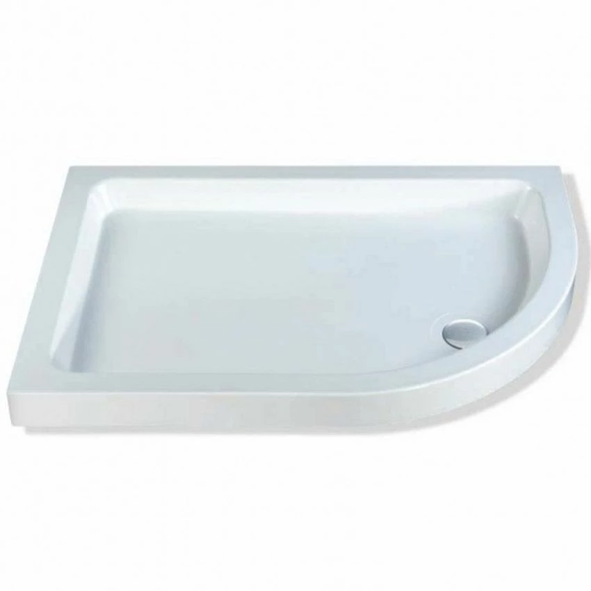 MX Classic Offset Quadrant Gel Coated Right Hand Shower Tray 900mm X 800mm - TNO 1 MX Classic Offset Quadrant Gel Coated Right Hand Shower Tray 900mm X 800mm - TNO