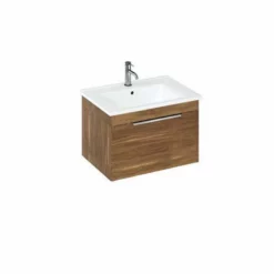 Britton Shoreditch Wall Hung Vanity Unit With Drawer 620 X 400 X 435mm - Caramel - S65SDC