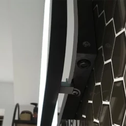 Sensio Aspect Floating Edge Rectangular LED Mirror 700x500x63mm - Matt Black - SE30198C0 -IDEAL STANDARD Shop s e sensio se30198c0 2