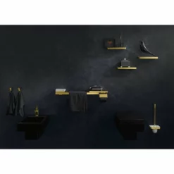 Axor Universal Shelf 300mm - Brushed Black Chrome - 42838340 5 Axor Universal Shelf 300mm - Brushed Black Chrome - 42838340 -IDEAL STANDARD Shop s h shelf300 2 5