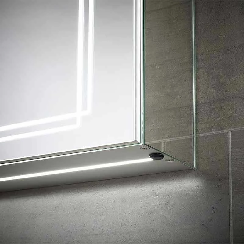 Sensio Harlow Double Door Diffused LED Cabinet Mirror 700x600x132mm - SE31394C0 3 Sensio Harlow Double Door Diffused LED Cabinet Mirror 700x600x132mm - SE31394C0 - Image 3