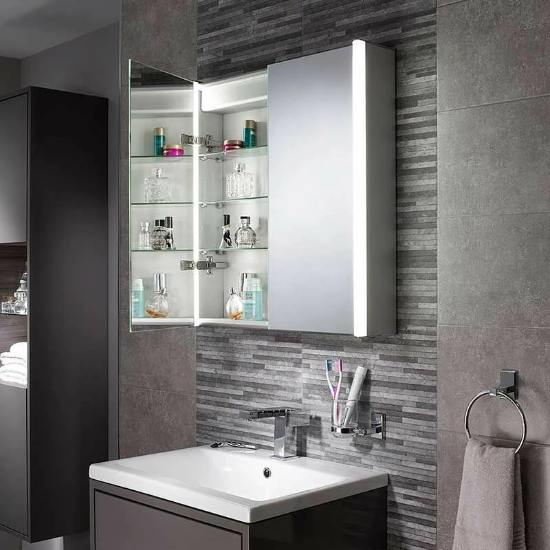 Sensio Aspen Double Bathroom Cabinet Mirror With Diffused LED's - SE30816C0 1 Sensio Aspen Double Bathroom Cabinet Mirror With Diffused LED's - SE30816C0