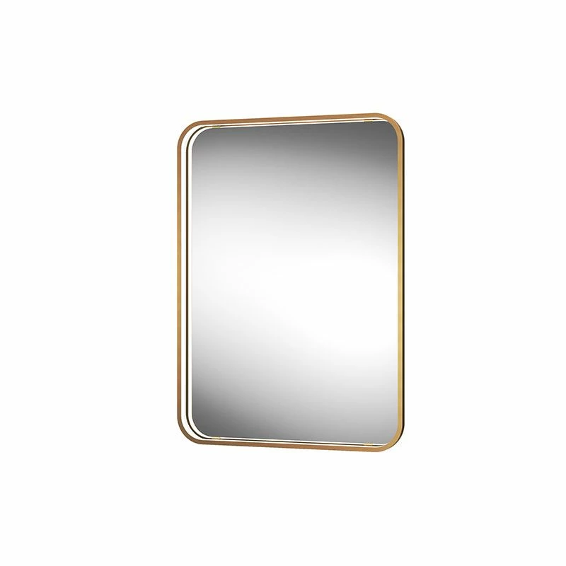 Sensio Aspect Floating Edge Rectangular Mirror 700x500x63mm - Brushed Brass - SE30097C0 1 Sensio Aspect Floating Edge Rectangular Mirror 700x500x63mm - Brushed Brass - SE30097C0